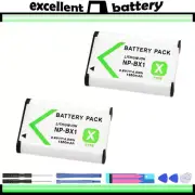 2x NP-BX1 Battery FOR Sony Cyber-Shot DSC-RX100 RX1 BX1 HX50VB HX60V HX300 WX300
