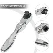 High Quality 2 In 1 Ratchet Screwdriver Wrench with 72 Teeth Socket Head