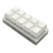 10-Key Programmable Keyboard With Cable Macro keypad For Windows Linux Android