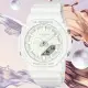 【CASIO 卡西歐】G-SHOCK WOMEN 農家橡樹 經典白 簡約八角雙顯腕錶 母親節 禮物(GMA-P2100-7A)