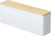 Yamazaki Nail storage case white W33 x D7.6 x H12.4cm tower 8064
