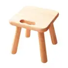 Wood Footstool Ottoman Stool Shoe Changing Stool Step Stool Stable Seat Chair