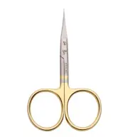 Dr. Slick 4" Micro Tip All Purpose Scissors Serrated Straight Blade Gold