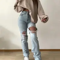 在飛比找ETMall東森購物網優惠-jeans women trousers 2022 Fash