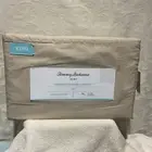 NEW Tommy Bahama Home KING Washed Sheet Set 100% Cotton Percale BEIGE