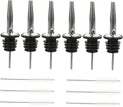 KICHOUSE 1 Set Oil Bottle Dispenser Oil Bottle Pourer Spout for Wine Liquor Pourer Wine Stopper Household Liquor Stopper Rubber
