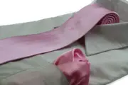 Mens Light Pink 8Cm Neck Tie & Matching Pocket Square Set