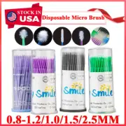 100pc Disposable Dental Micro Brush Swab Tooth Applicator Tool S/M/L Easyinsmile