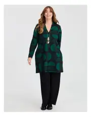 [Taking Shape] Ponte Everglade Geometric Tunic in Print