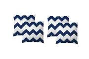 4Pcs 45X45CM Art Linen Square Geometric Design Throw Pillow Case Home Decor Cushion Cover-Style 1