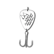 5 Years Anniversary Hook Gift for Him Her - Fishing Lure for Men, Fisherman,