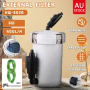 400L/H Aquarium Fish Tank Filter External Canister Pond Filter Aqua Water Spong