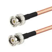 BNC Male to BNC Male RG400 Cable 1m for Oscilloscope Signal Function Generator