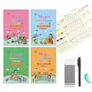 Magic Practice Copybook with Magical Pen Set, Number Tracing Book for Preschoole