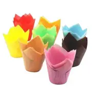 Desserts High Temperature Resistant Cupcake Uffin Wraps Bakeries Wrapper