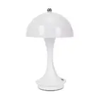 Cordless Mushroom Lamp Touch Sensor Dimmable Table Lamp for Home Decor (White)