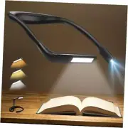 Neck Reading Light Book Lovers Gifts, Rechargeable 2000mAh 10-80Hrs Eye Black