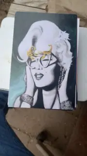 Marilyn Post Card By Brandy Devoid