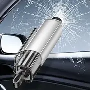 Car Emergency Escape Tool Keyring 2-in-1 Car Window Breaker and Seat Belt Cutter Vehicle Glass Breaker Mini Car Safety Hammer Life Saving Survival Kit for Land or Underwater