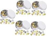 [Abaodam] 5 Boxes Safety Pin Backs Locking Clasp for Brooch Tie Badge Replacement Pin Keepers Lightweight Portable Design