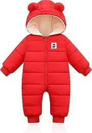 [XMWEALTHY] Baby Clothes Newborn Boy Girl Snowsuit Winter Coats Infant Jumpsuit Bodysuits Registry Essentials Stuff Gift