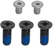 Gintai 5Pcs Lower Bottom Base Cover Case Screws Replacement for HP Envy 13-AY 13Z-AY 13-BD 13T-BD (Black)
