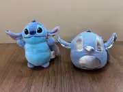 Squishmallows Disney STITCH 6" Plush NEW Standing Hugmees NWT 5” set