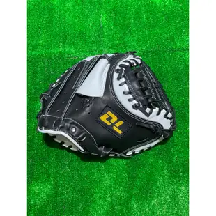 棒球世界全新DL 捕手手套/店家訂製款送手套袋 黑白配色