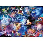 日本正版拼圖 迪士尼 米奇 魔術 2000片絕版夜光拼圖，2000-550