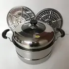 Stainless Steel Steamer 4pc set - 2 level steamer - ( 26 -36cm sizes ) Brand New