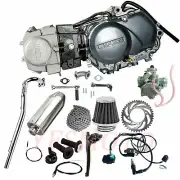 Lifan 125cc Manual 4 Gear Engine Motor + Wiring Harness CT70 ATC90 Pit Bike quad