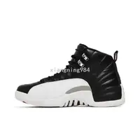 在飛比找蝦皮購物優惠-Air Jordan 12 playoffs AJ12 黑白