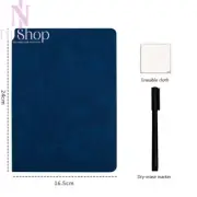 A5 Reusable Whiteboard Notebook – Portable Memo Book with Pen & Erasing Cloth