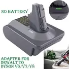 3 in 1 Adapter for Dewalt 18V 20V Battery Convert to Dyson V6/7/8 Battery Part
