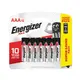 【Energizer 勁量】3倍電量MAX鹼性4號AAA電池12入(1.5V長效鹼性電池LR03)