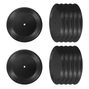 48 Pack Blank Records Decor 7inch CDs Fake Vinyl Records for Wall Aesthetic