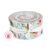 Moda COOKBOOK LORI HOLT Jelly Roll ROLIE POLIE 40 2.5" strips Quilt FABRIC
