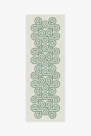 75' x 215' | Machine Washable Runner Rug | Kid & Pet Friendly | Indoor Rug | Jonathan Adler Pompidou Jade Tufted Rug | Ruggable