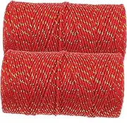 Uonlytech Bundles Metallic Cord for Wrapping Crafting Ornament Hanging Safe Shiny Decorative String for DIY Projects Packaging and Bakery Use Total