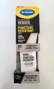 Dr. Scholl’s Puncture Resistant Insoles Professional Series Work Men’s Shoe 8-14