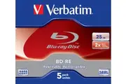 Verbatim Blu Ray BD RE 2X 25GB 5pack [43615]