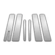 6Pc Chrome Pillar Post Covers (W/ Keypad Cutout) for 2010-2019 Lincoln Mkt (for: Lincoln)