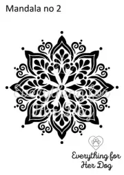Mandala 2 stencil, decoration of your bee hives, beekeeping scrapbook