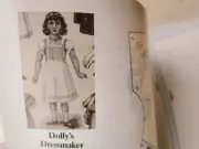 Vtg 9" Tuck Dolly's Dressmaker Doll Dress Frock Cape Skirt + Pattern / Whitton
