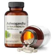 Ashwagandha Extra Strength Stress & Mood Support with BioPerine – 120Pcs