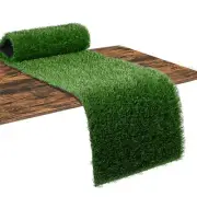 Artificial Grass Table Runner 12 x 36 Inch, Green Turf Table Runner Tabletop ...