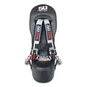 Middle Bump Safety Seat Combo Kids Silver Harness Polaris RZR XP1000 Turbo 900