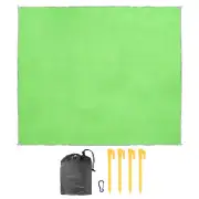 78"x78" Sand Proof Lightweight Beach Blanket, Sand Free Beach Mat, Green