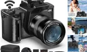 4K Digital Camera for Photography - 64MP WiFi Vlogging Camera for YouTube One