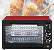 48L Commercial Pizza Oven, Countertop Electric Mini Oven with 3 Heating Functions, 120-250 ℃ Adjustable Temperature and 60 Min Timer, for Hotel Restaurant Home Baked